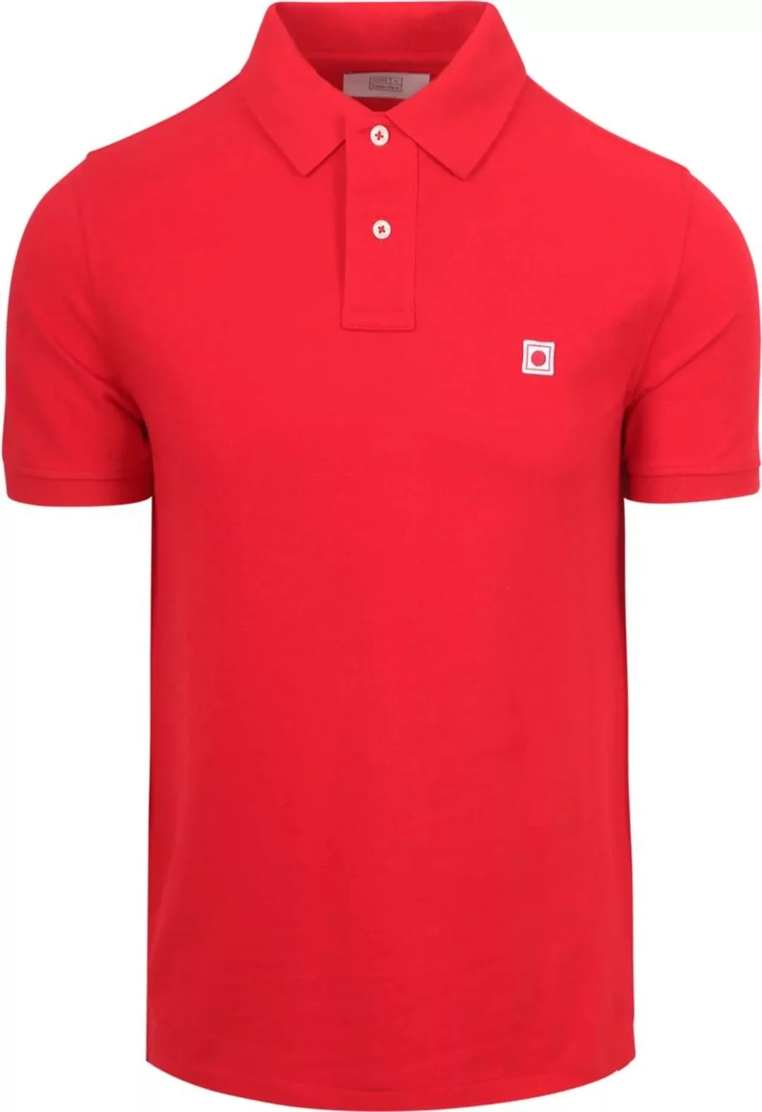 King Essentials The Rene Poloshirt Rot - Größe L günstig online kaufen