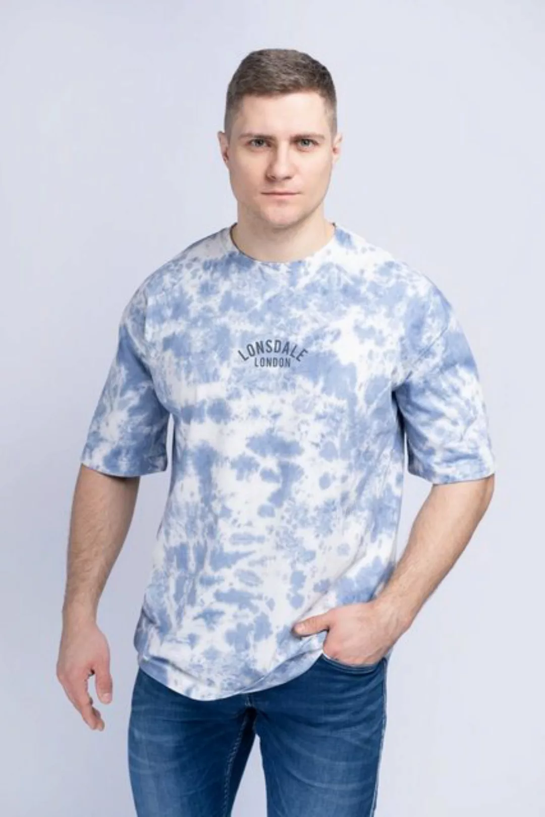 Lonsdale T-Shirt Lonsdale Herren T-Shirt Oversize Whaligoe günstig online kaufen