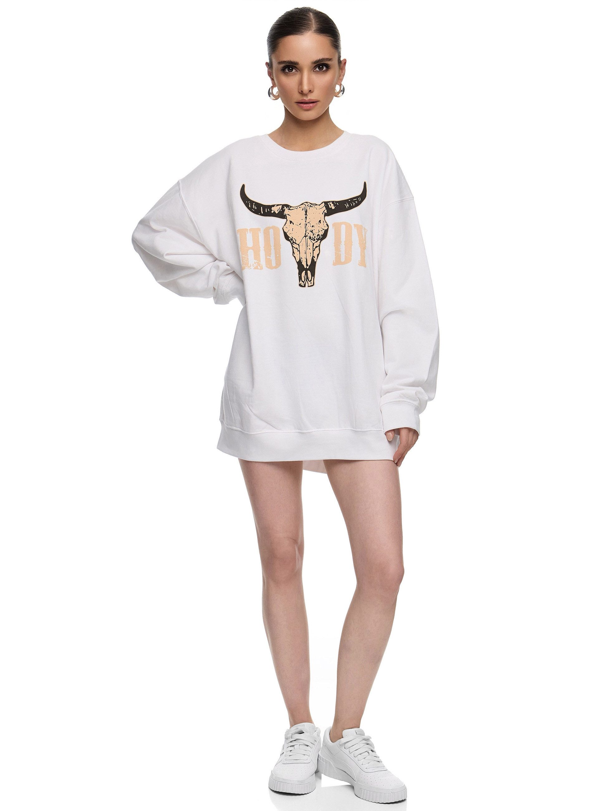Worldclassca Sweatshirt Worldclassca Oversized Sweatshirt Print günstig online kaufen