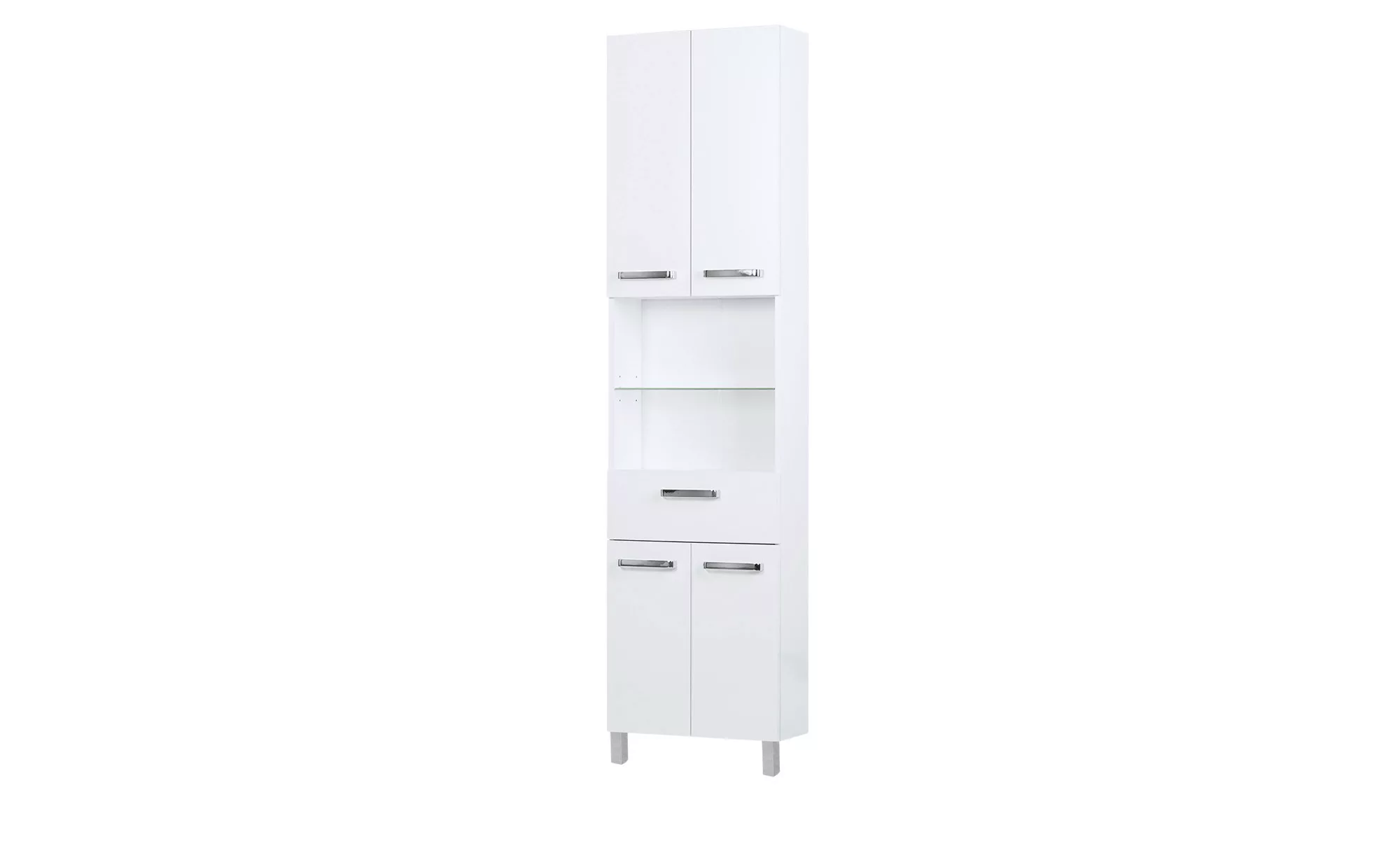 calmo2go Bad-Hochschrank  Waidhofen - weiß - 50 cm - 195,5 cm - 20 cm - Sco günstig online kaufen