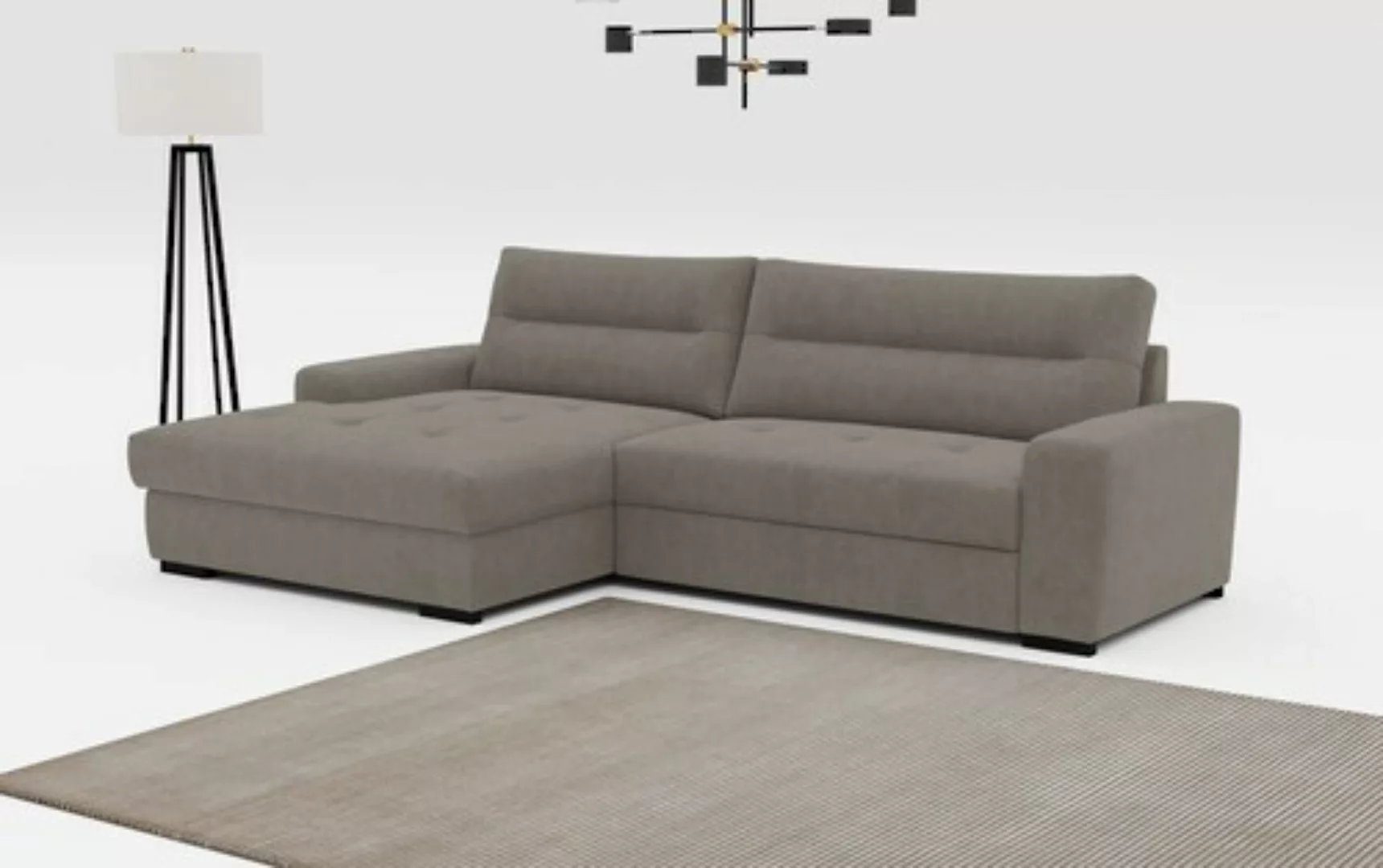 COTTA Ecksofa "Cappa L-Form", wahlweise mit Bettfunktion und Bettkasten günstig online kaufen