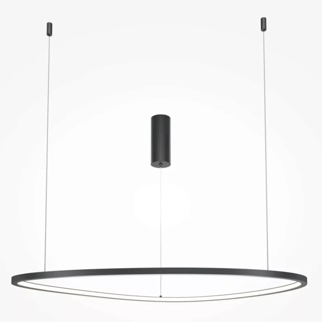 LED Pendelleuchte Glint in Schwarz 36W 1700lm 700mm günstig online kaufen