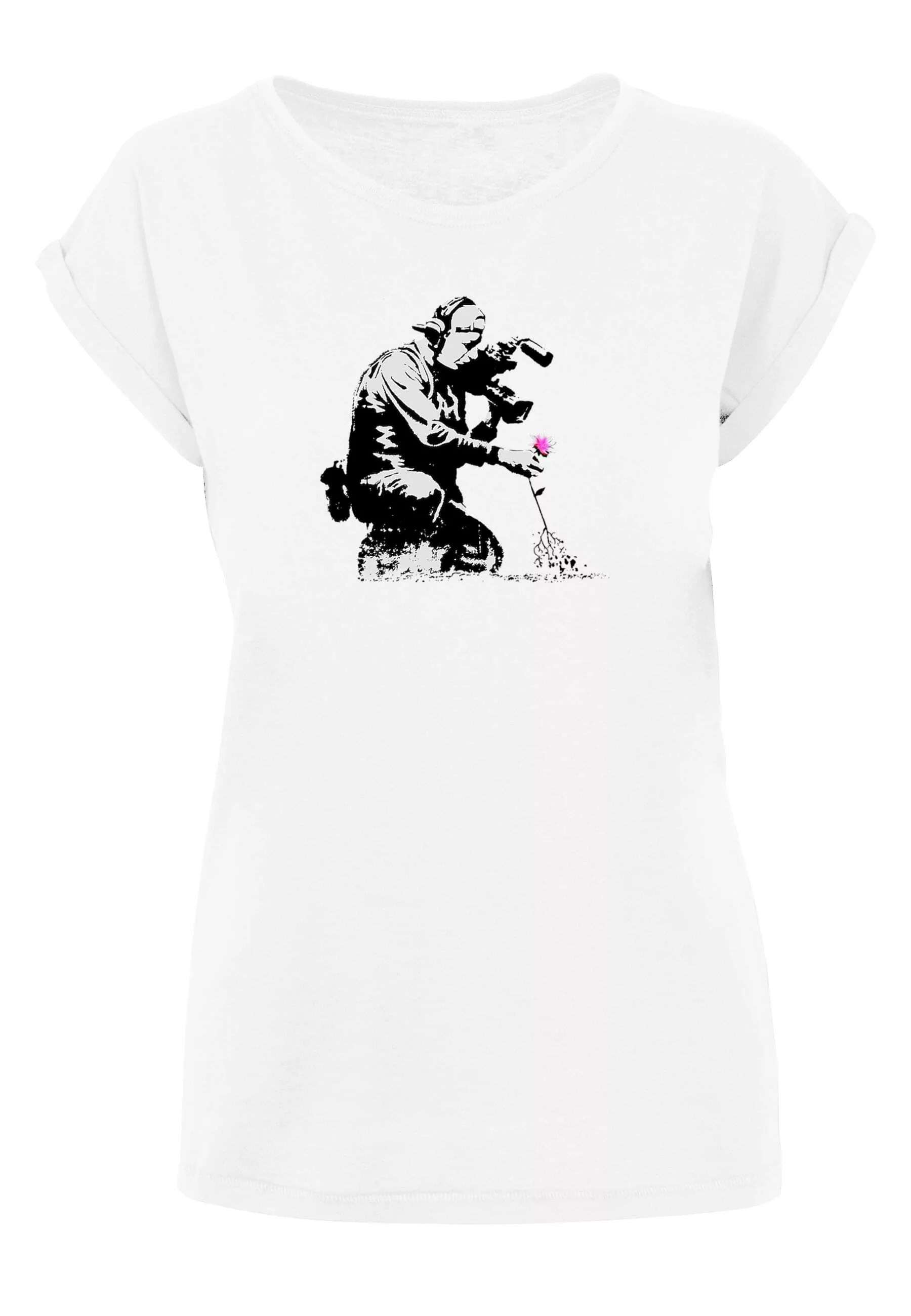 Merchcode T-Shirt "Merchcode Damen Ladies Flower Puller T-Shirt" günstig online kaufen