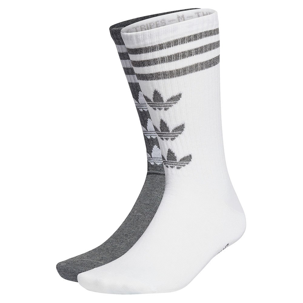 Adidas Originals Blue Tre Crew Socken 2 Paare EU 34-36 White / Dark Grey He günstig online kaufen