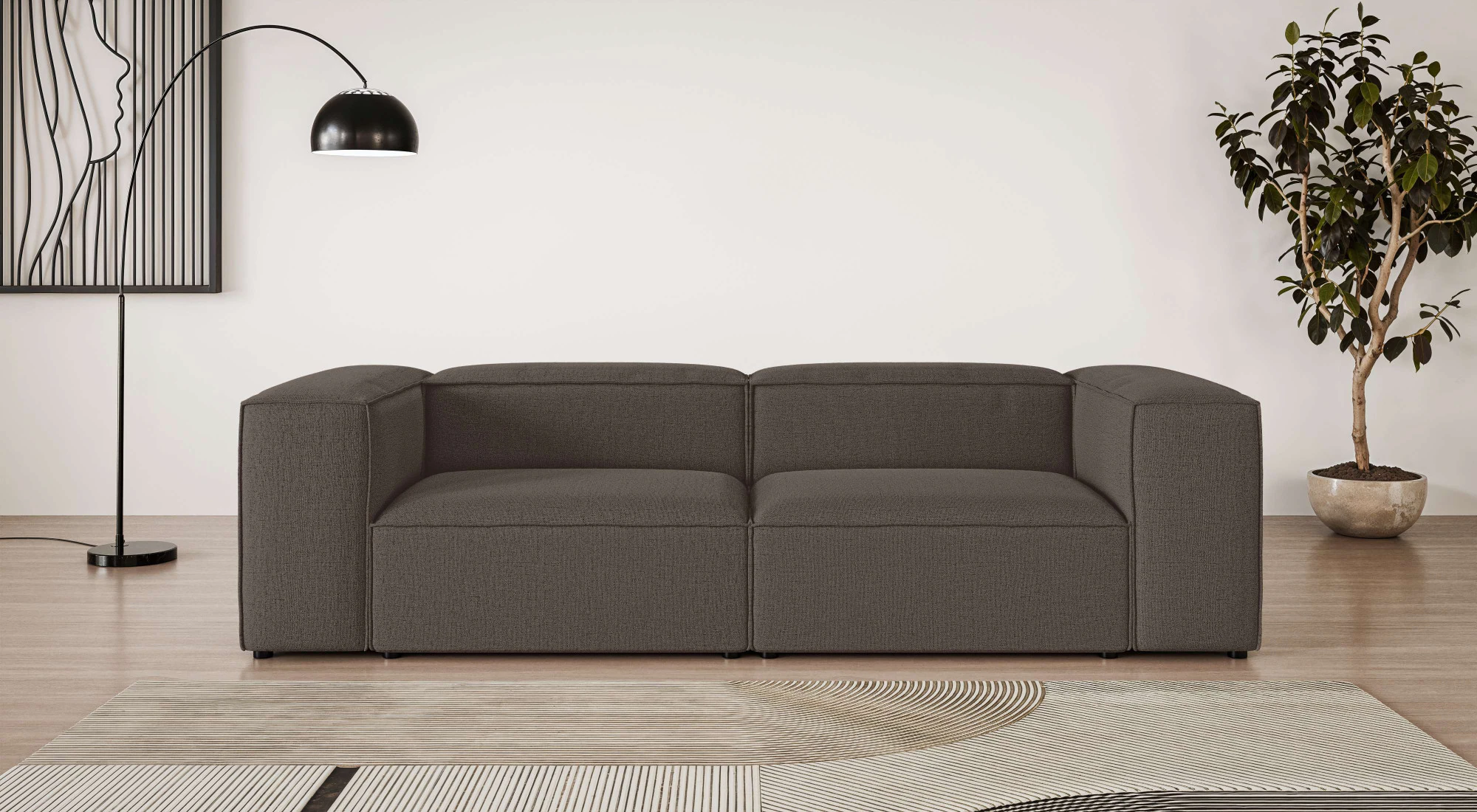 INOSIGN Big-Sofa "HAILY Modularsofa, Maße B/T/H: 260/100/72 cm", als Modul günstig online kaufen
