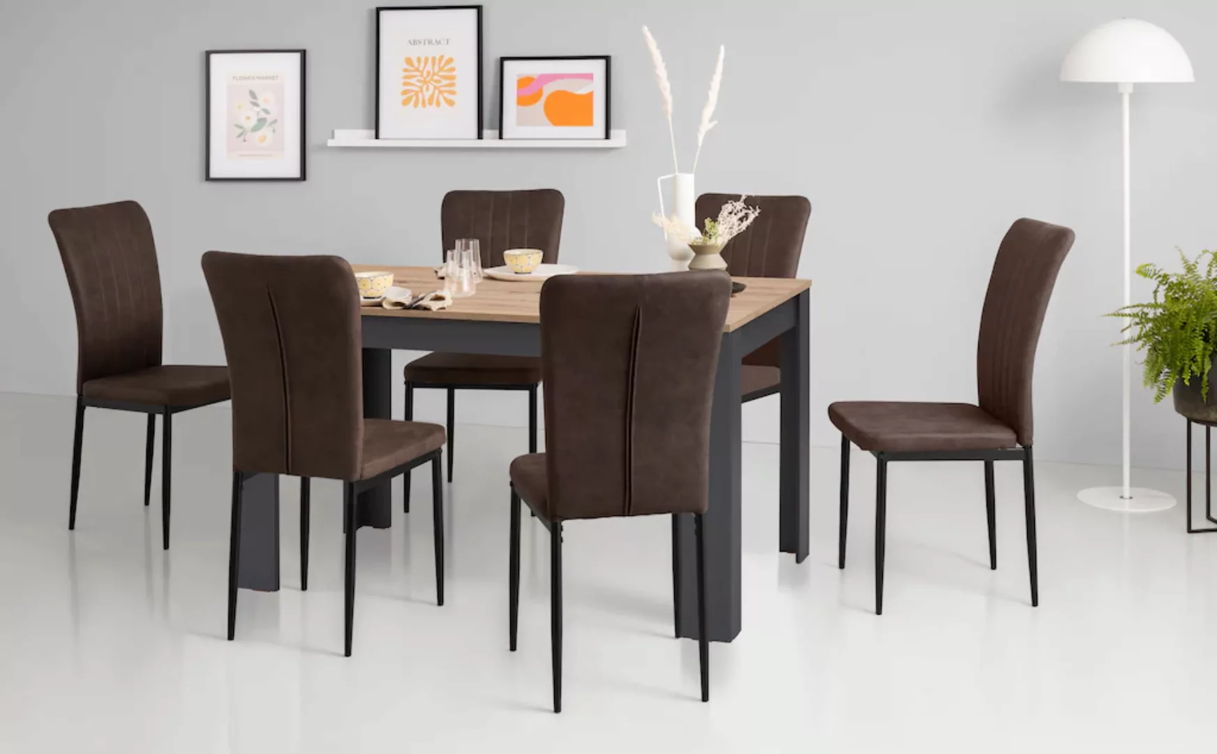 Home affaire Essgruppe "Bergamo", (Set, 5 tlg.), moderne 5 - teilige Essgru günstig online kaufen