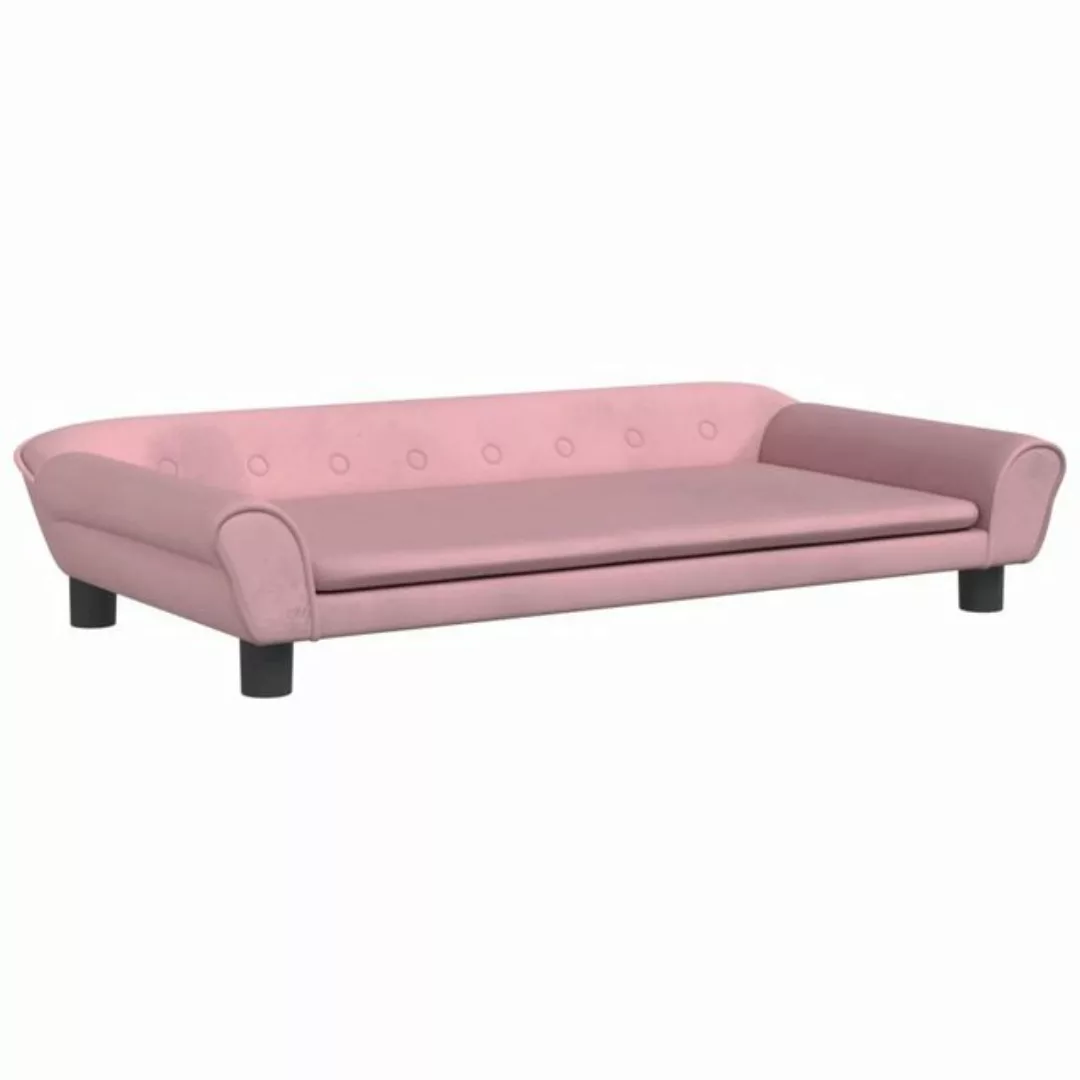 vidaXL Kindersofa Kindersofa Rosa 100x50x26 cm Samt Kindercouch Kindermöbel günstig online kaufen