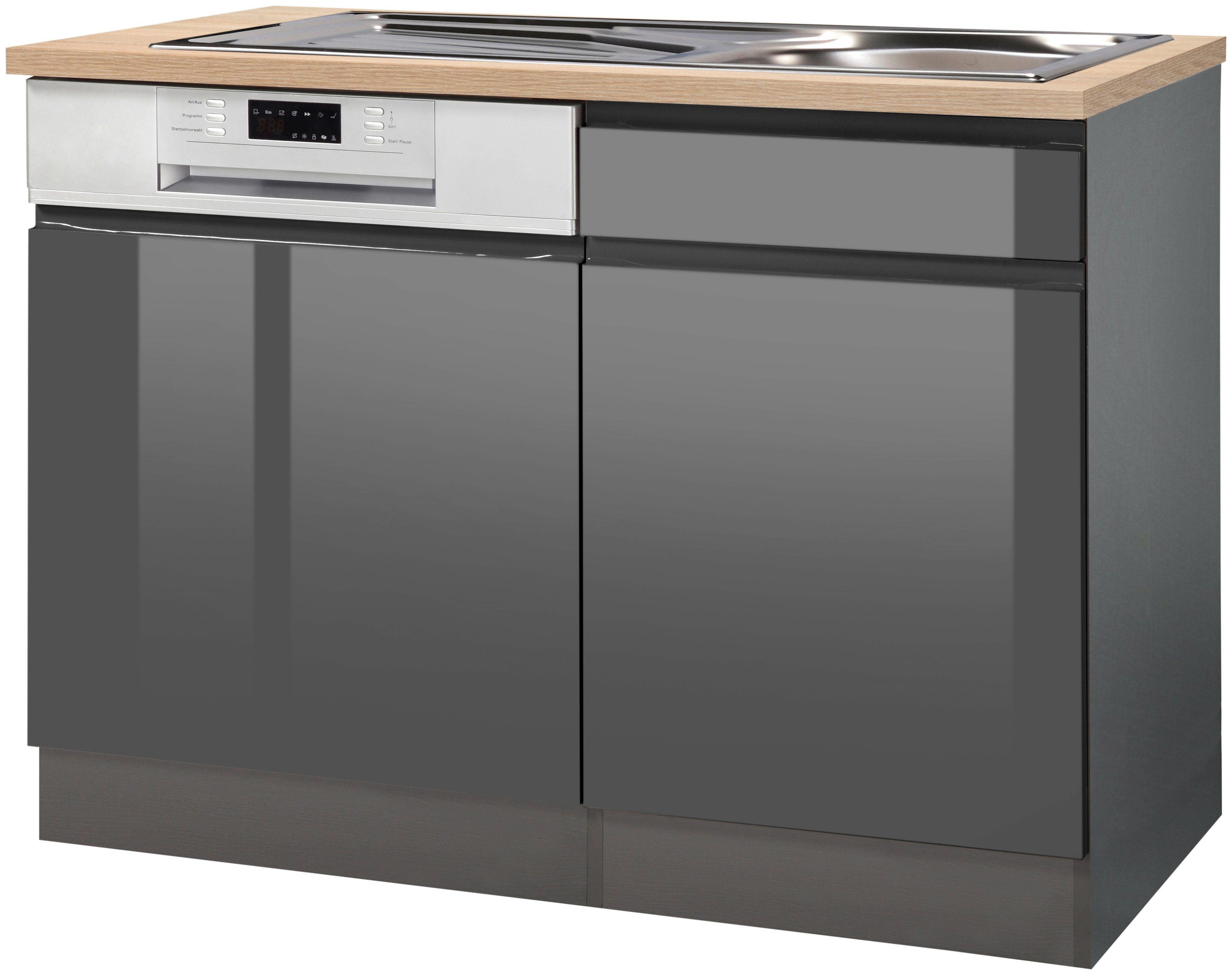 KOCHSTATION Spülenschrank "KS-Virginia", 110 cm breit, inklusive Einbauspül günstig online kaufen