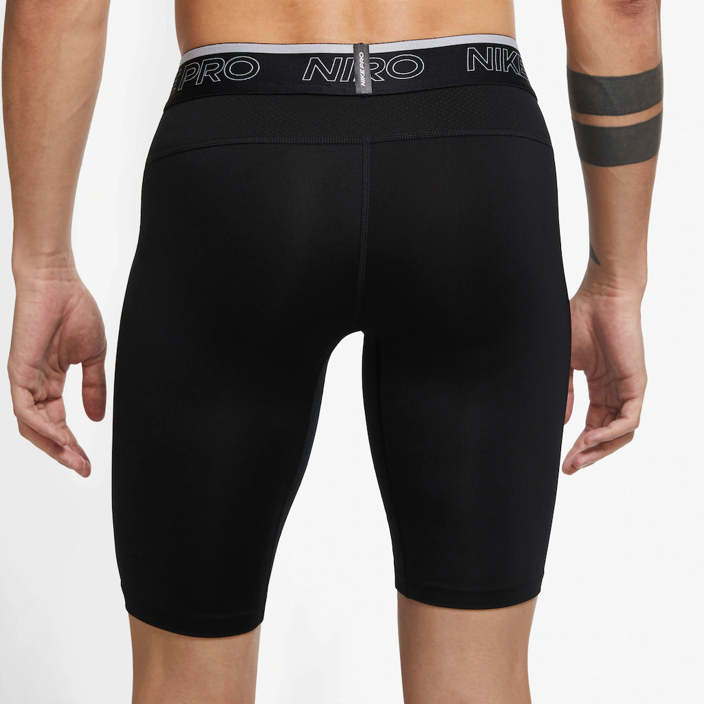 Nike Pro Dri Fit Long Shorts Hosen 2XL Black / White günstig online kaufen