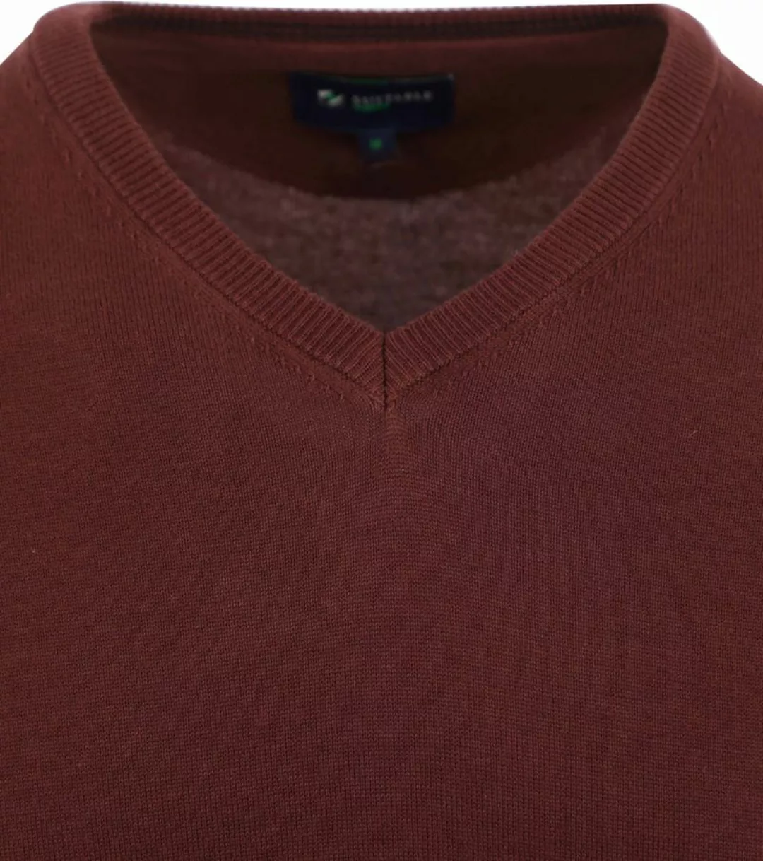Suitable Respect Baumwolle Vinir Pullover Bordeaux - Größe M günstig online kaufen