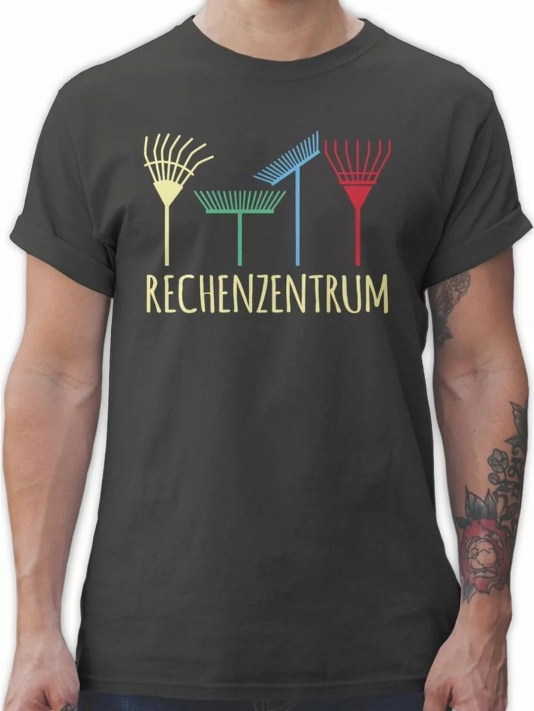 Shirtracer T-Shirt Rechenzentrum - Geschenk Gärtner Gartenarbeit Geschenkid günstig online kaufen