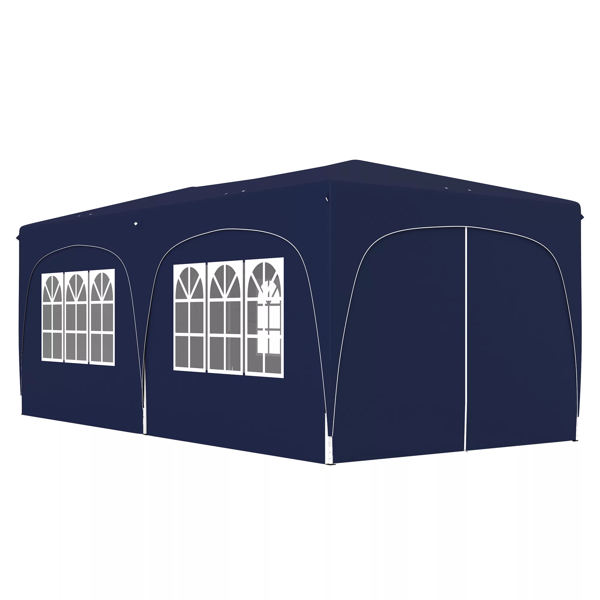 Outsunny Pavillon ca. 3x6m, wasserabweisend Stabil Winterfest Pop-up Faltpa günstig online kaufen