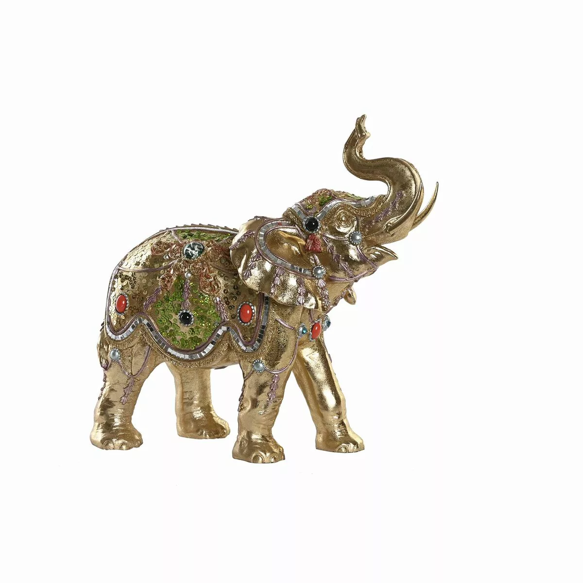 Deko-figur Dkd Home Decor Elefant Harz Kolonial (33 X 15,5 X 31 Cm) günstig online kaufen