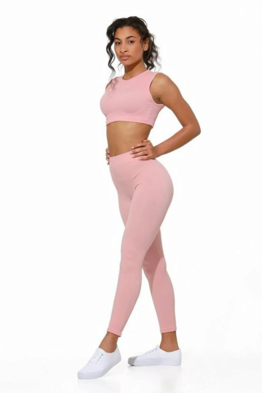 Yenita® Leggings "Ribbed Collection" mit hohem Bund günstig online kaufen