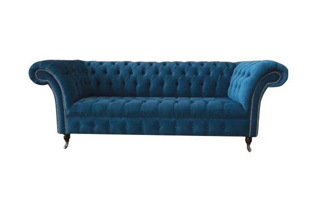 Xlmoebel Sofa Drei-Sitzer Polster Couch Chesterfield Sofadesign Textil-Sofa günstig online kaufen