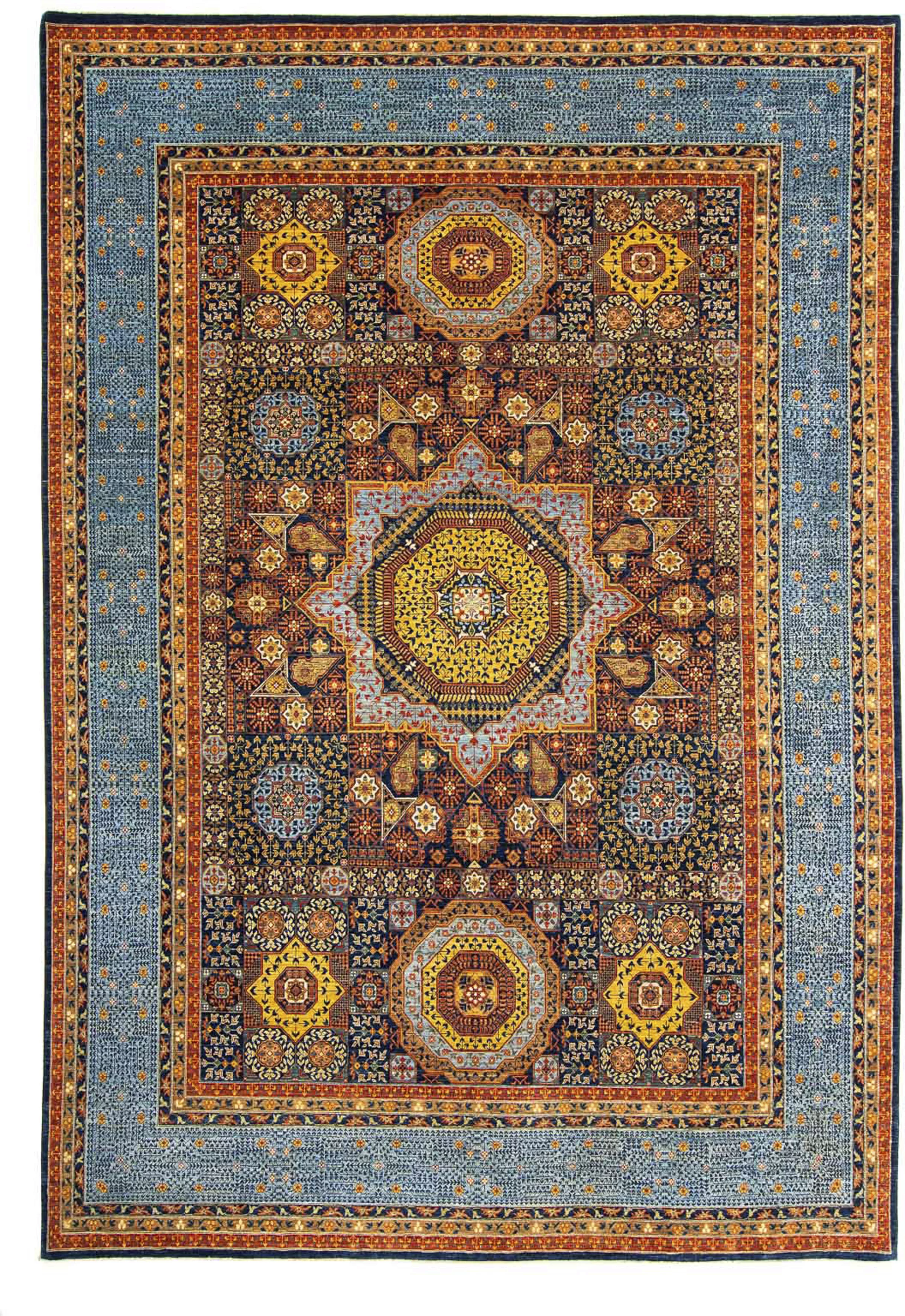 morgenland Orientteppich »Ziegler - 415 x 298 cm - blau«, rechteckig günstig online kaufen