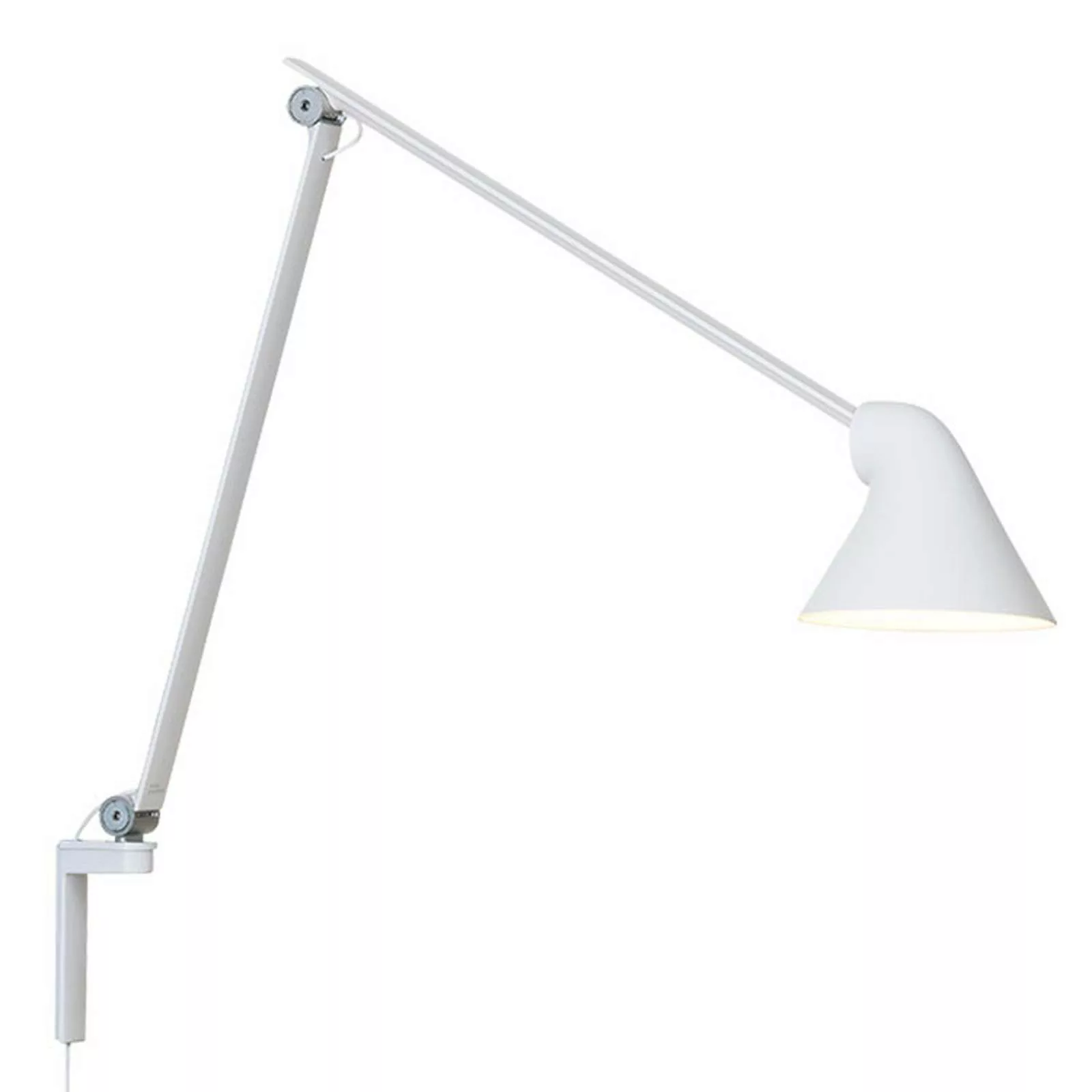Louis Poulsen NJP LED-Wandlampe, Arm lang, weiß günstig online kaufen
