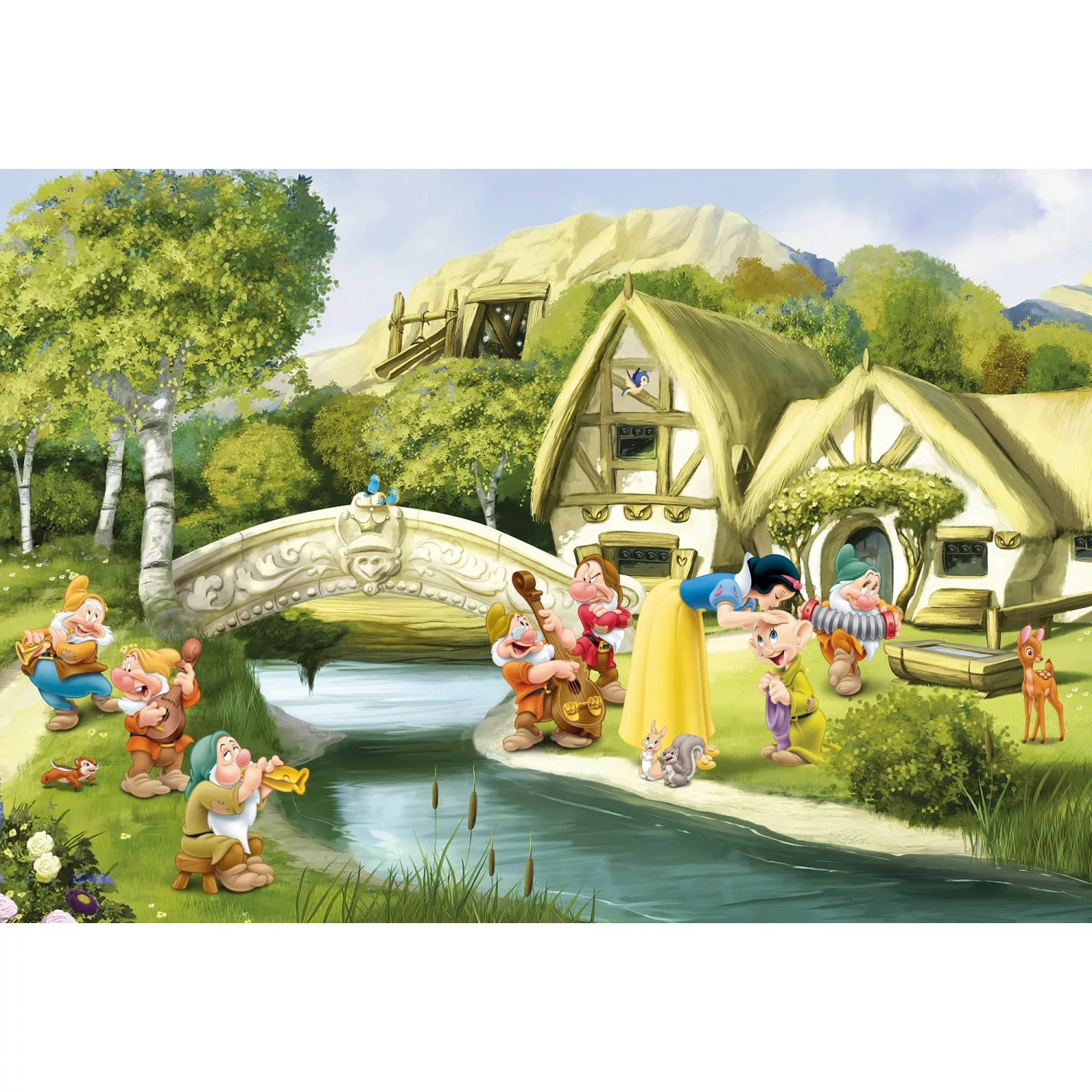 Komar Fototapete Snowwhite  368 x 254 cm günstig online kaufen