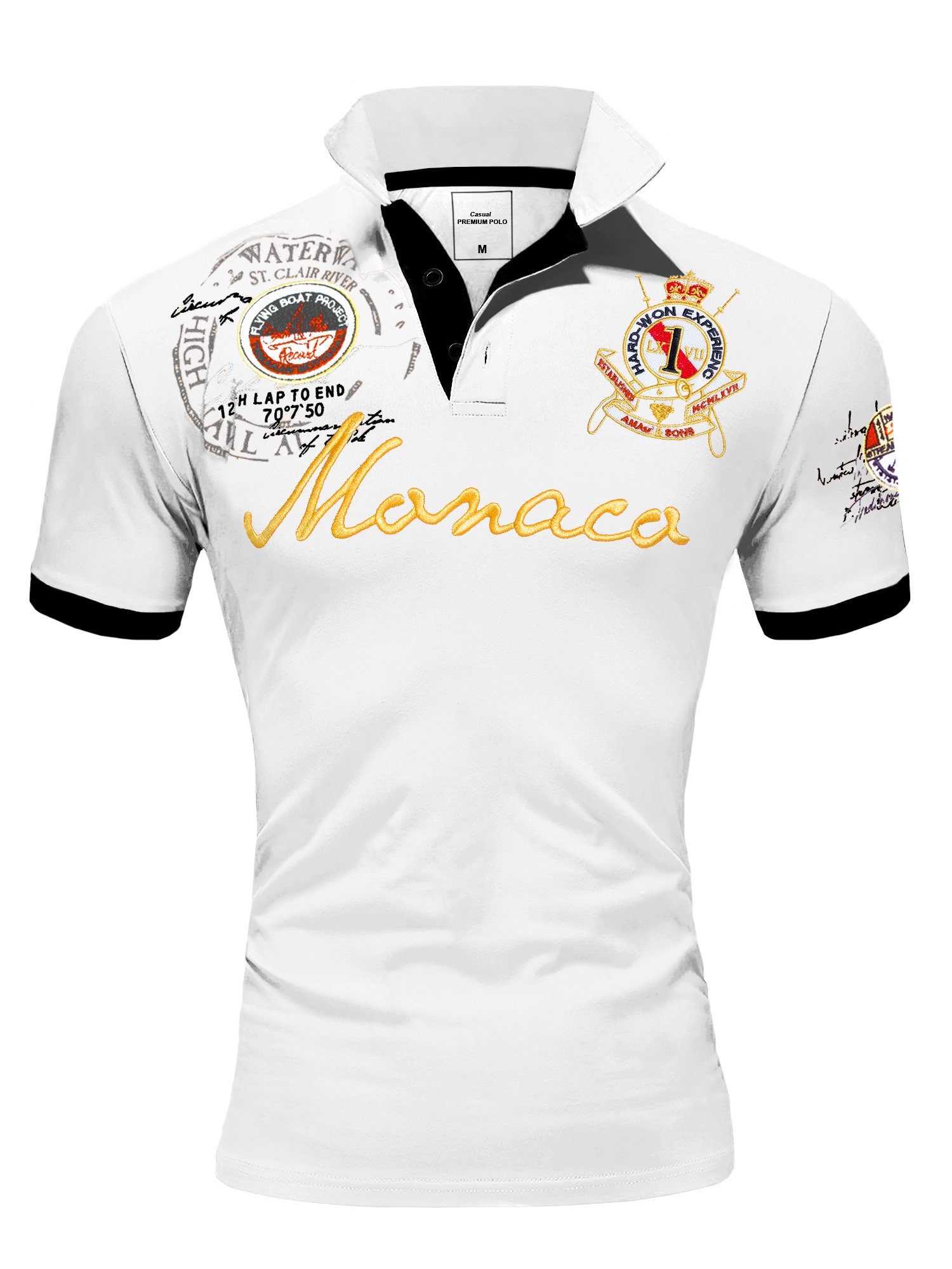 Amaci&Sons Poloshirt Monaco 2.0 Poloshirt mit günstig online kaufen