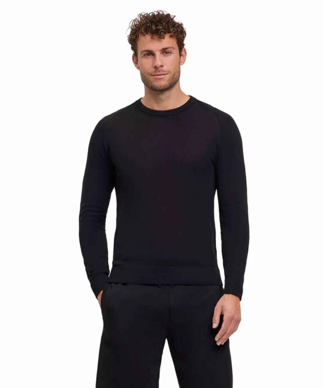 FALKE Strickpullover Strickstruktur in Mesh-Optik günstig online kaufen