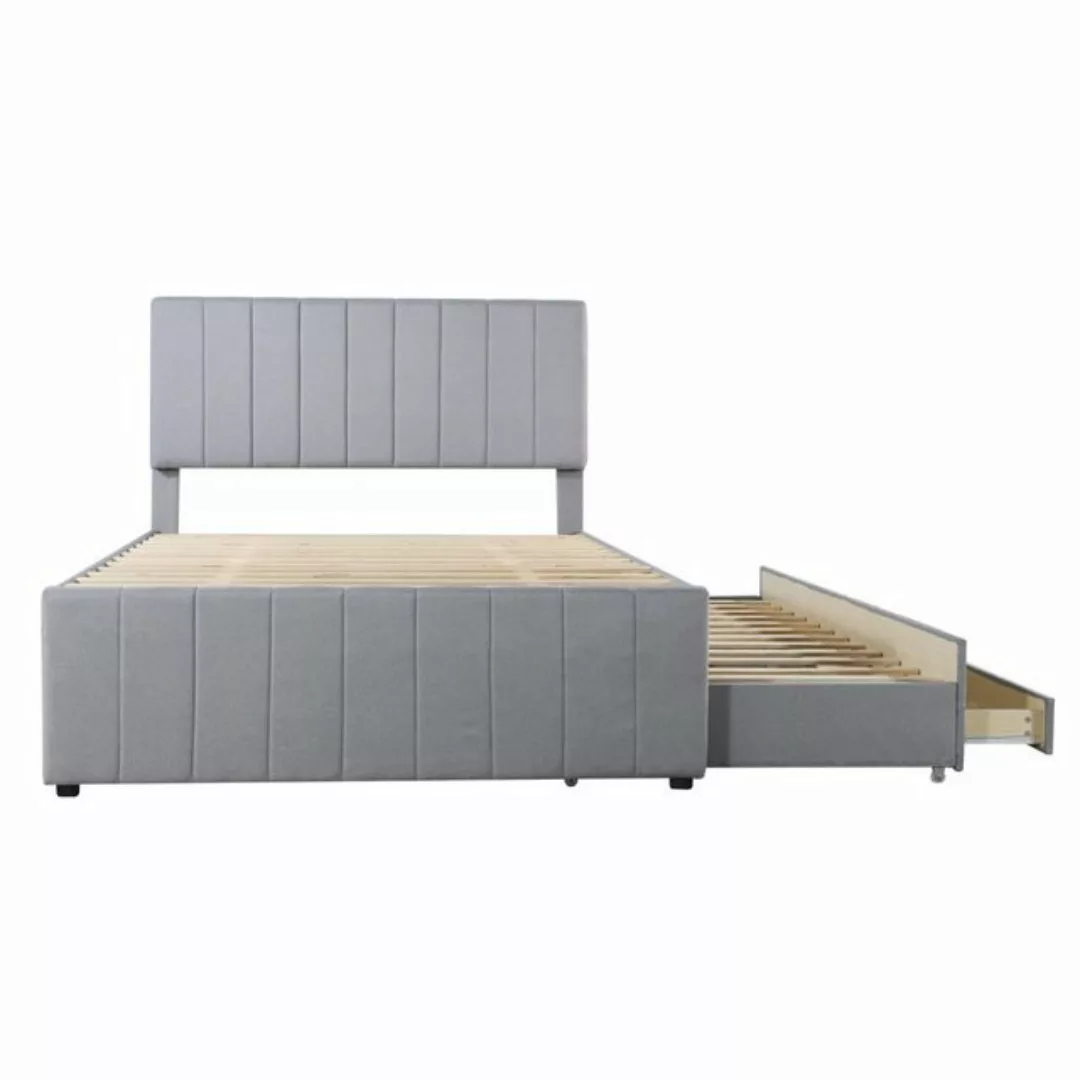 Gotagee Polsterbett 140x200 Jugendbett mit Rollbett und schubladen Einzelbe günstig online kaufen