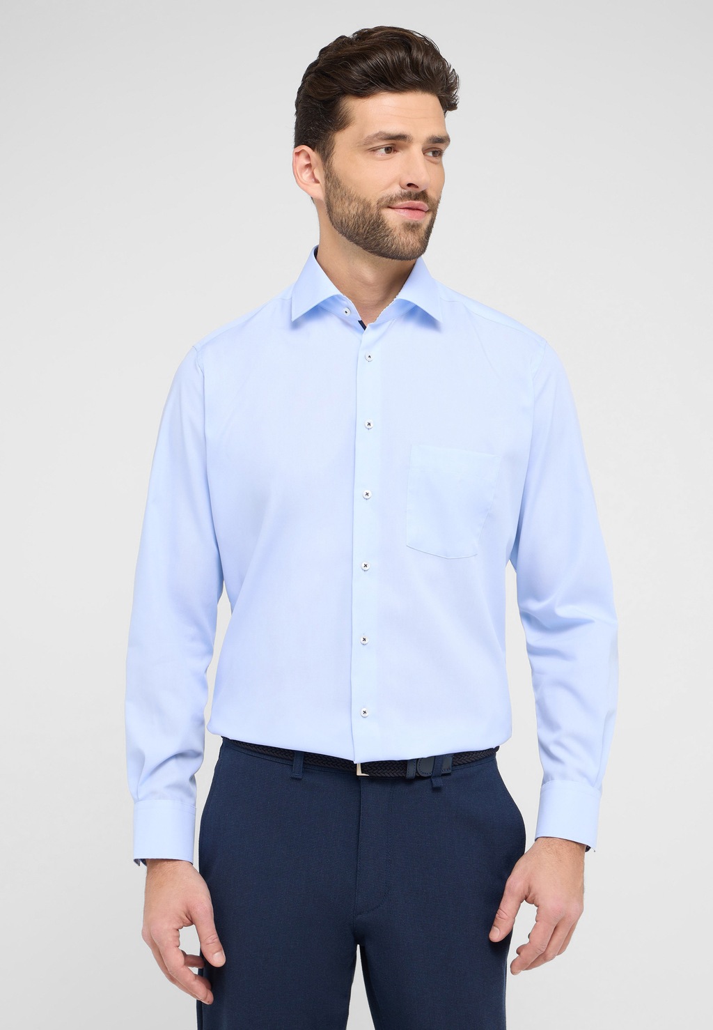 Eterna Langarmhemd "MODERN FIT", NON IRON (bügelfrei) günstig online kaufen