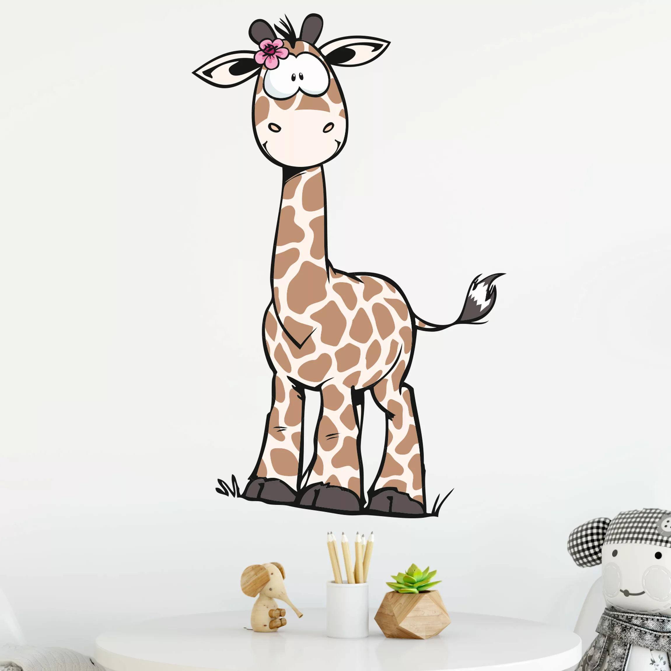 Wandtattoo Kinderzimmer NICI - Wild Friends Giraffe Debbie günstig online kaufen