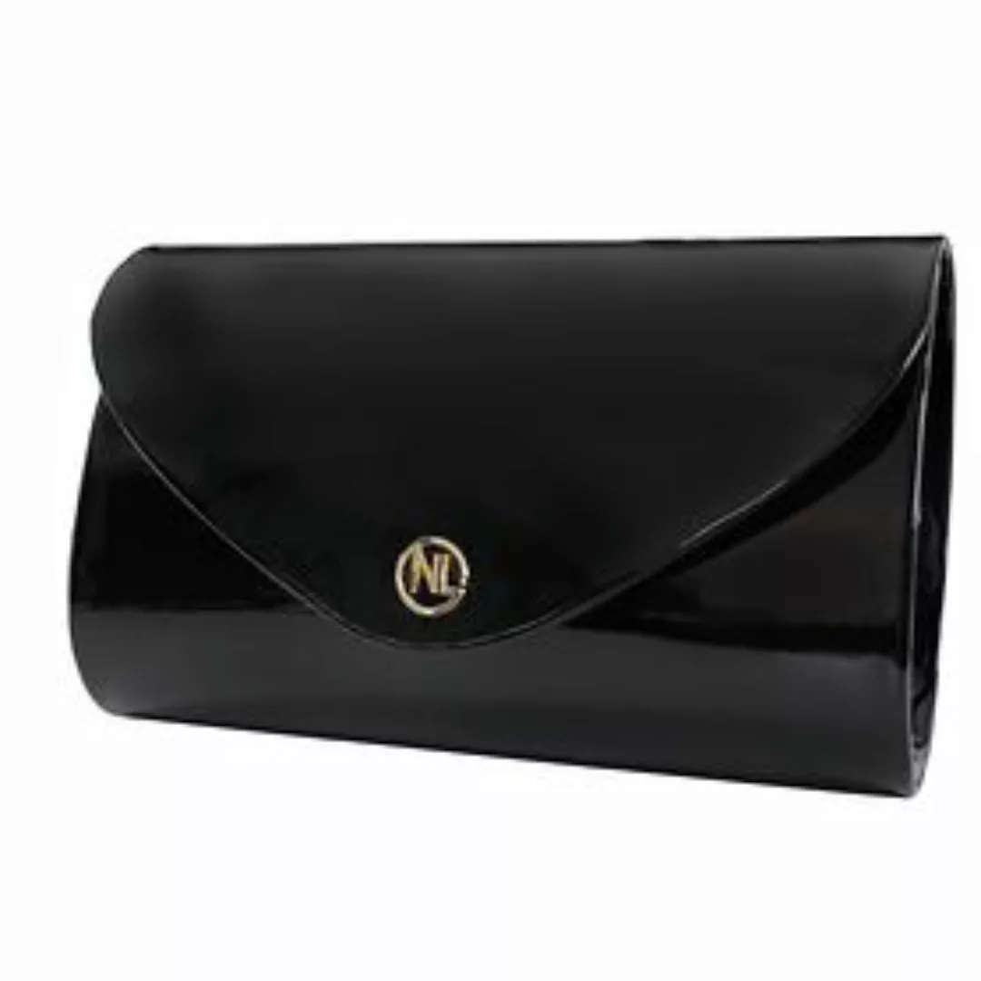 Clutch 'Ida' schwarz shiny günstig online kaufen