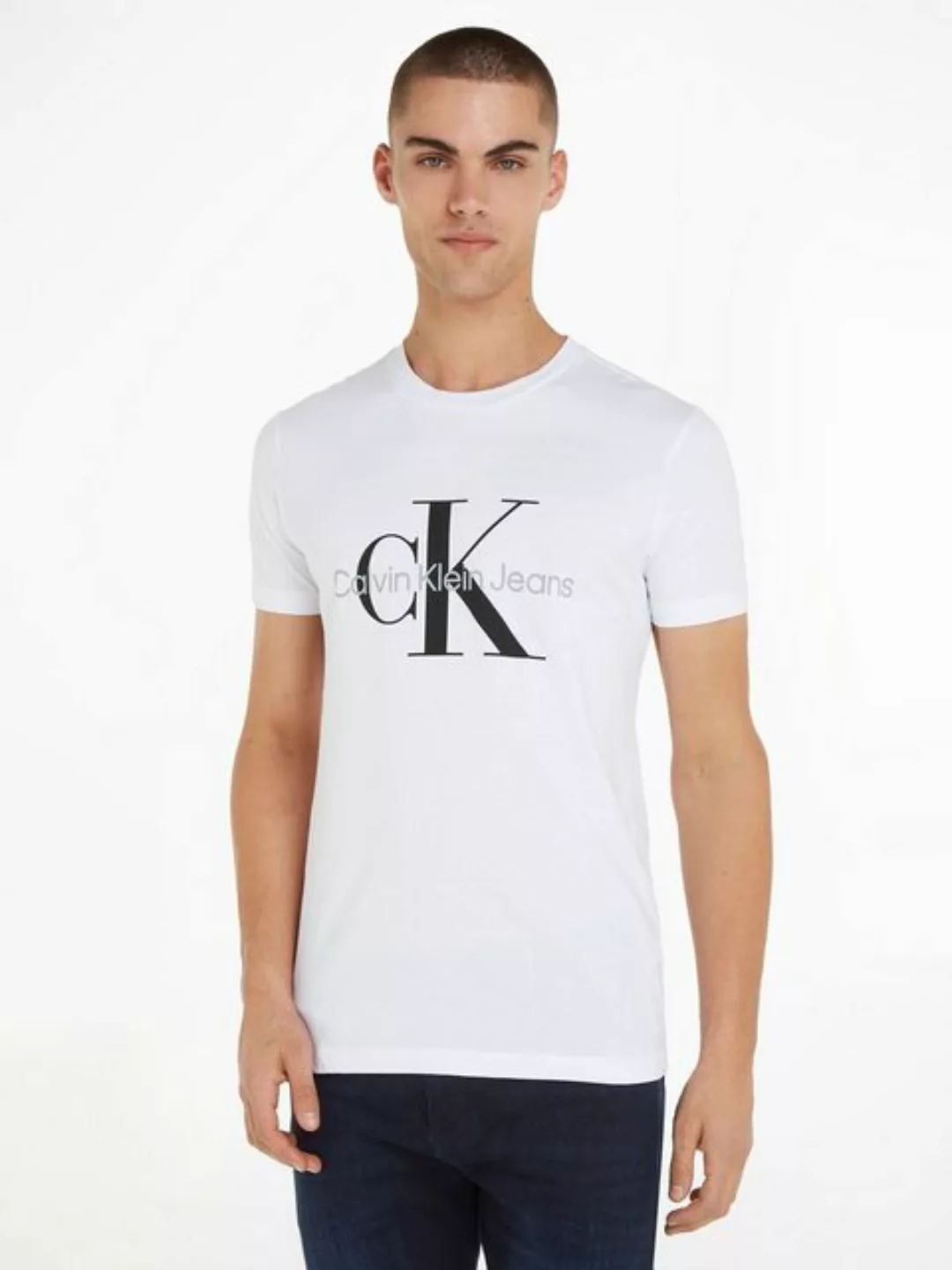 Calvin Klein Jeans T-Shirt ICONIC MONOGRAM SLIM TEE günstig online kaufen