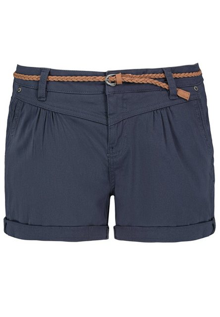 SUBLEVEL Chinoshorts Stretch-Shorts mit Flechtgürtel günstig online kaufen