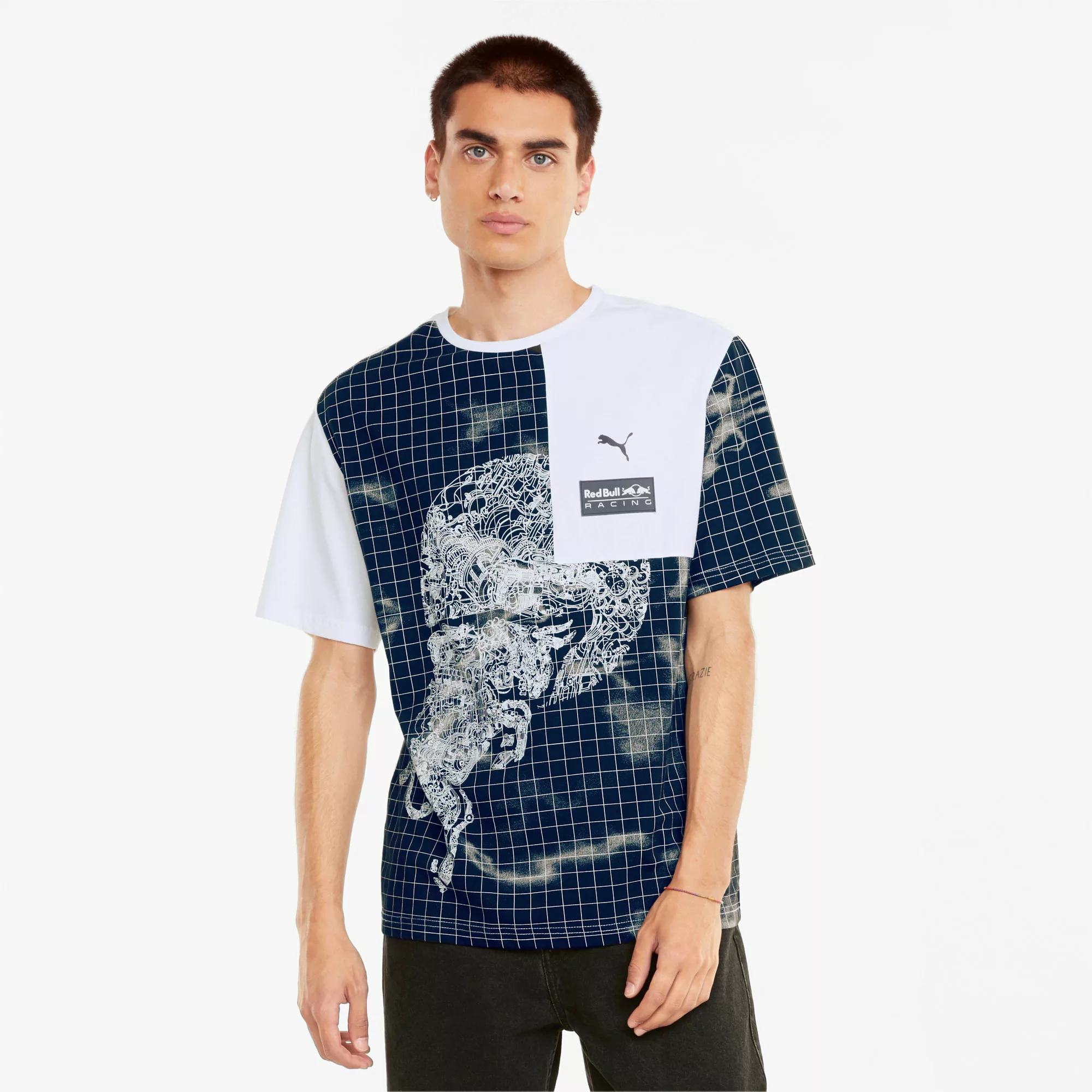 PUMA Red Bull Racing Printed Herren T-Shirt | Mit Aucun | Weiß | Größe: S günstig online kaufen
