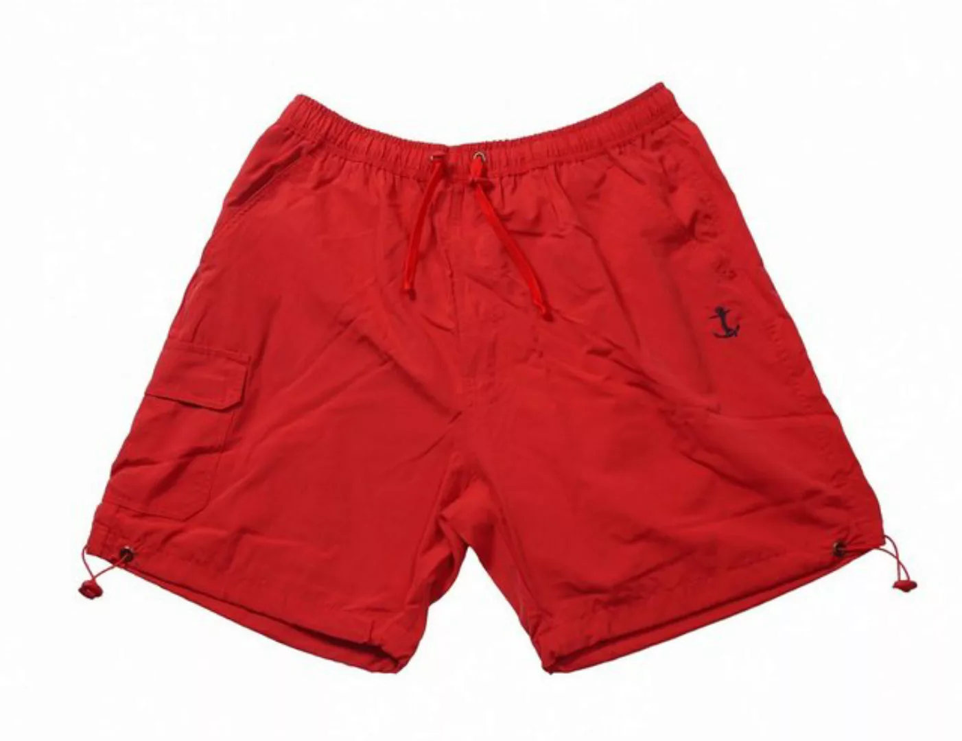 ABRAXAS Shorts Freizeit & Badeshorts in Herrenübergrößen bis 12XL, rot günstig online kaufen