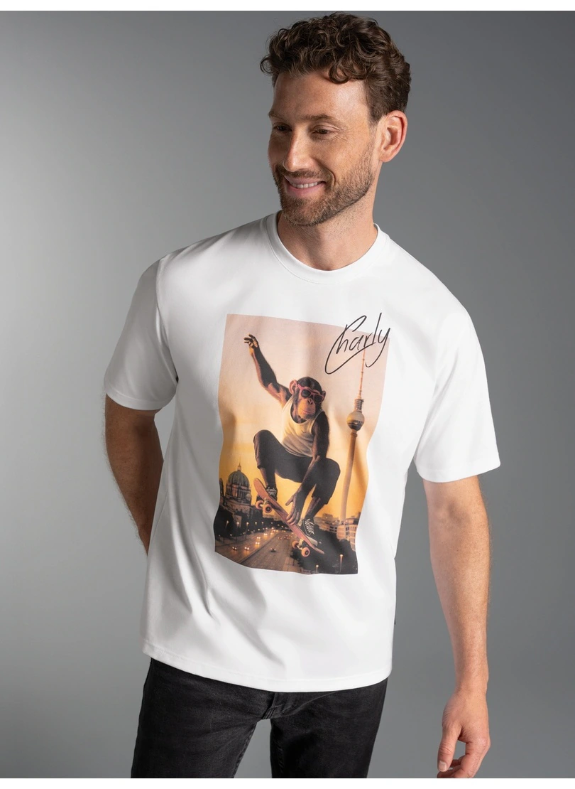 Trigema T-Shirt "TRIGEMA T-Shirt trigema Affe Charly Skateboard", (1 tlg.) günstig online kaufen