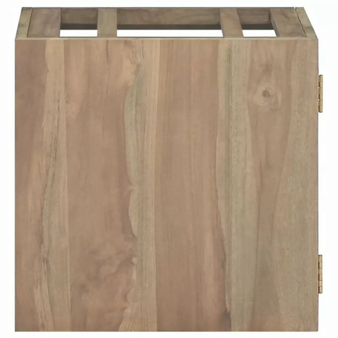 vidaXL Wand-Badschrank 46x25,5x40 cm Massivholz Teak günstig online kaufen