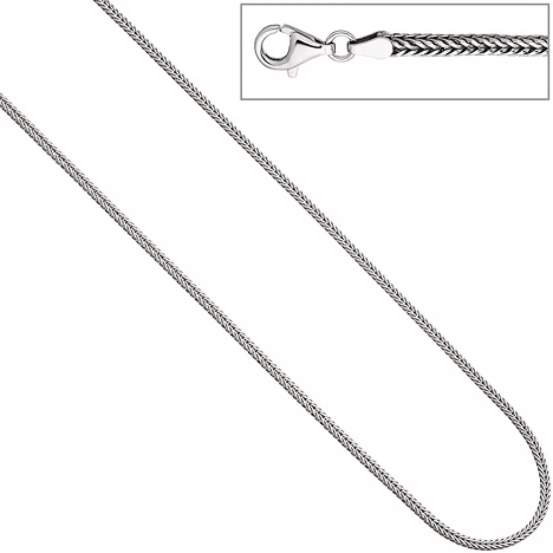 SIGO Fuchsschwanzkette 925 Silber 2,5 mm 45 cm Kette Halskette Silberkette günstig online kaufen