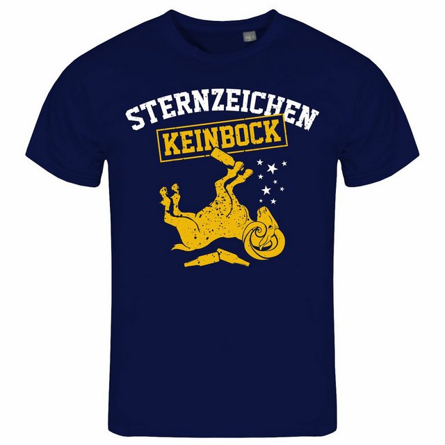 deinshirt Print-Shirt Herren T-Shirt Sternzeichen KEIN BOCK Funshirt mit Mo günstig online kaufen