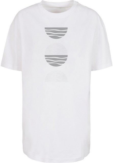 Merchcode T-Shirt Merchcode Ladies Abstract Waves T-Shirt (1-tlg) günstig online kaufen