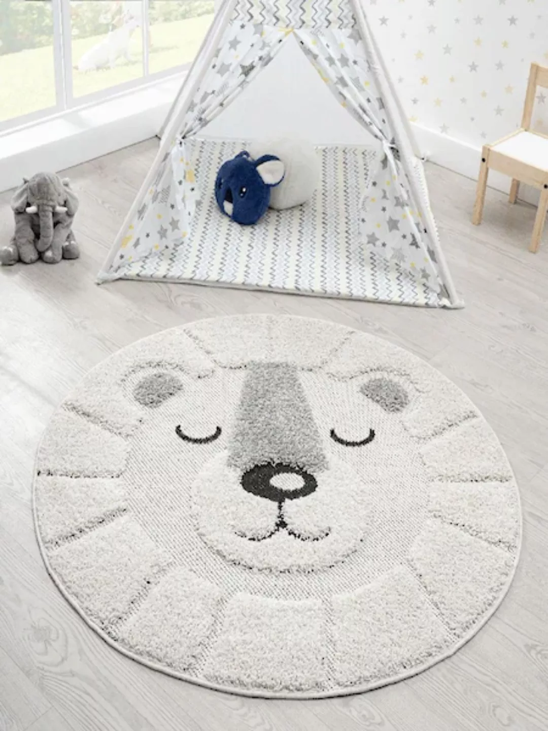 the carpet Teppich »Lou«, rund, 20 mm Höhe, Kinderzimmer Teppich strapazier günstig online kaufen