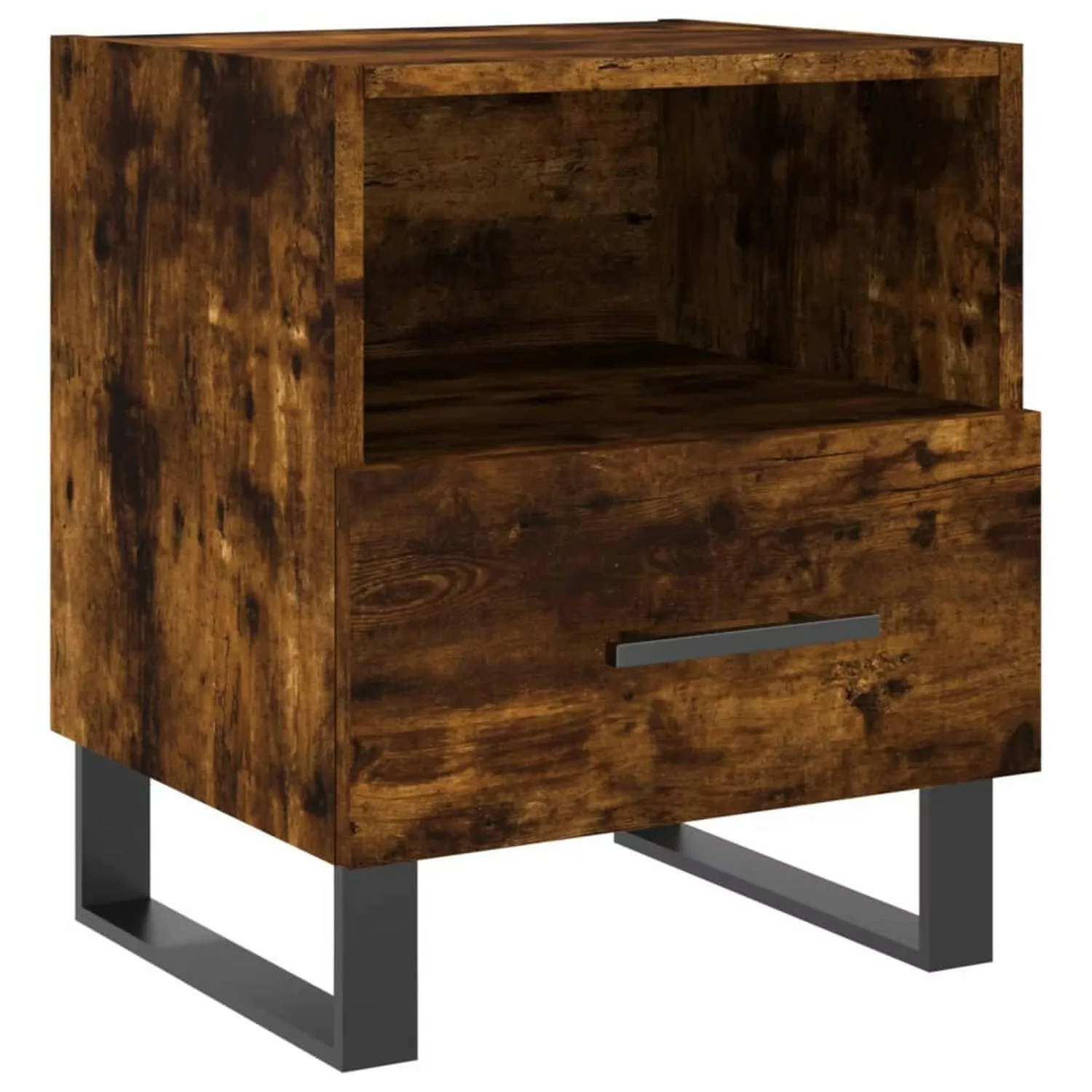 vidaXL Nachttisch Räuchereiche 40x35x47,5 cm Holzwerkstoff Modell 1 günstig online kaufen