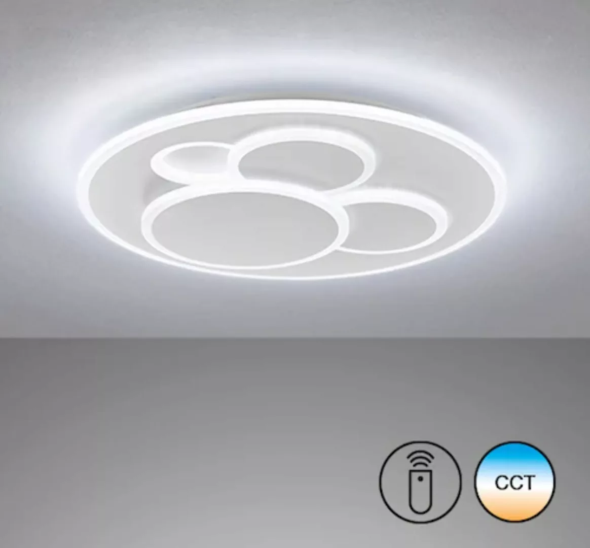 FISCHER & HONSEL LED Deckenleuchte »Dots«, 1 flammig, Leuchtmittel LED-Modu günstig online kaufen