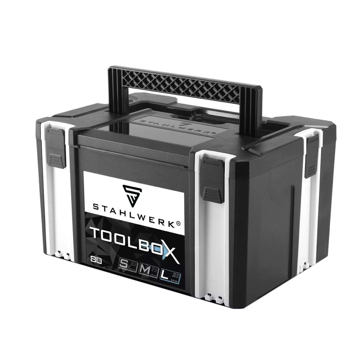 STAHLWERK TOOLBOX GRÖSSE L 443 X 310 x 248 MM MIT TRAGEGRIFF günstig online kaufen