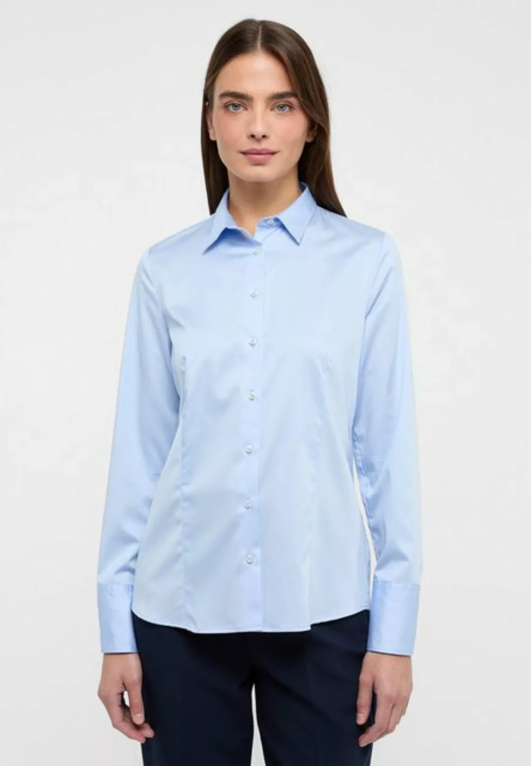 Eterna Blusenshirt Bluse 5352 D708, mittelblau günstig online kaufen