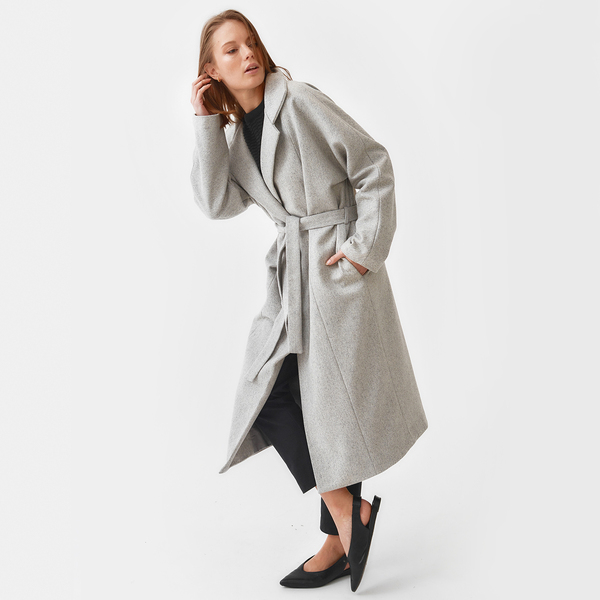 Oversized Mantel Mit Stehkragen günstig online kaufen
