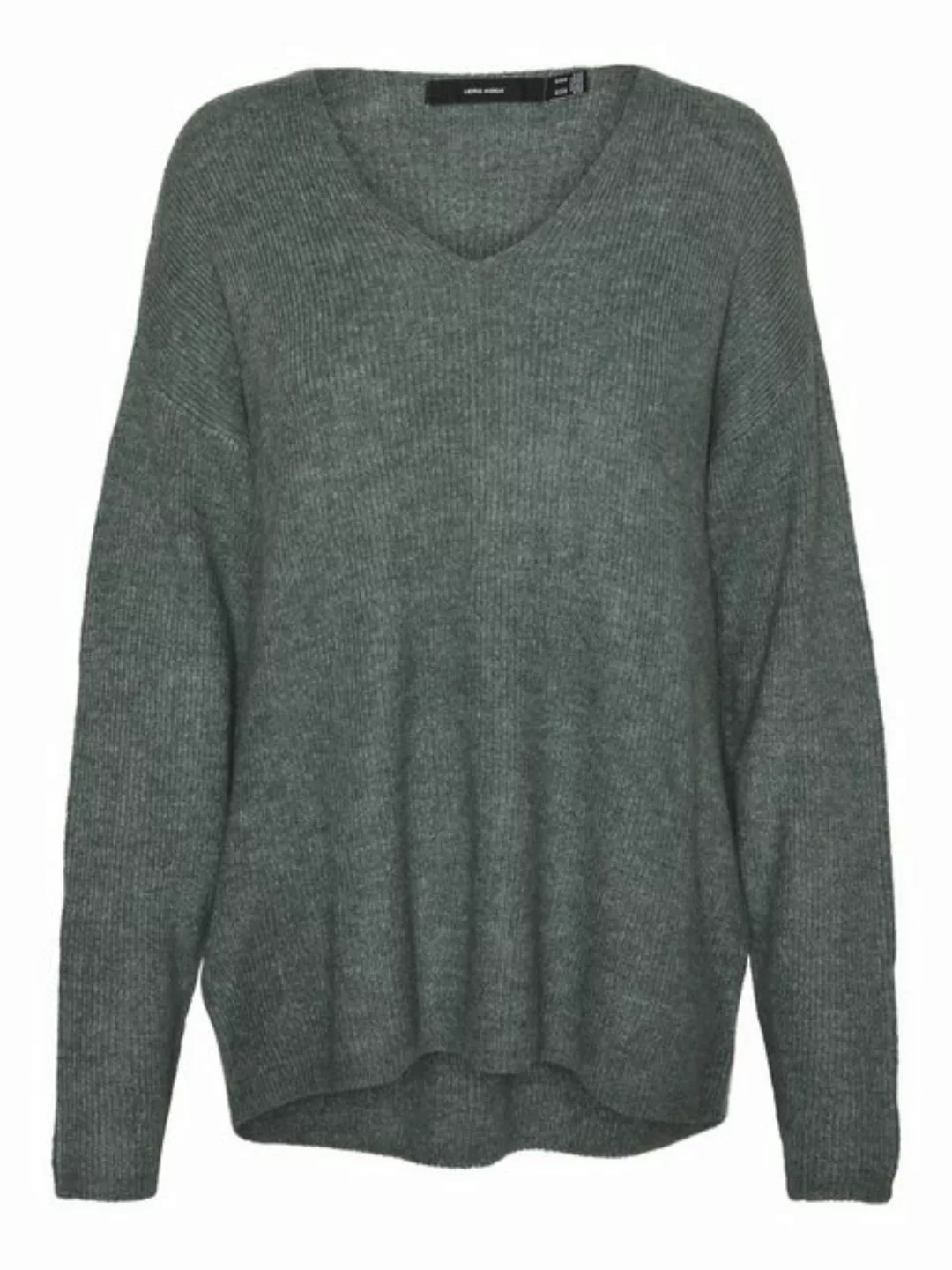 Vero Moda V-Ausschnitt-Pullover VMCREWLEFILE LS V-NECK BLOUSE NOOS günstig online kaufen