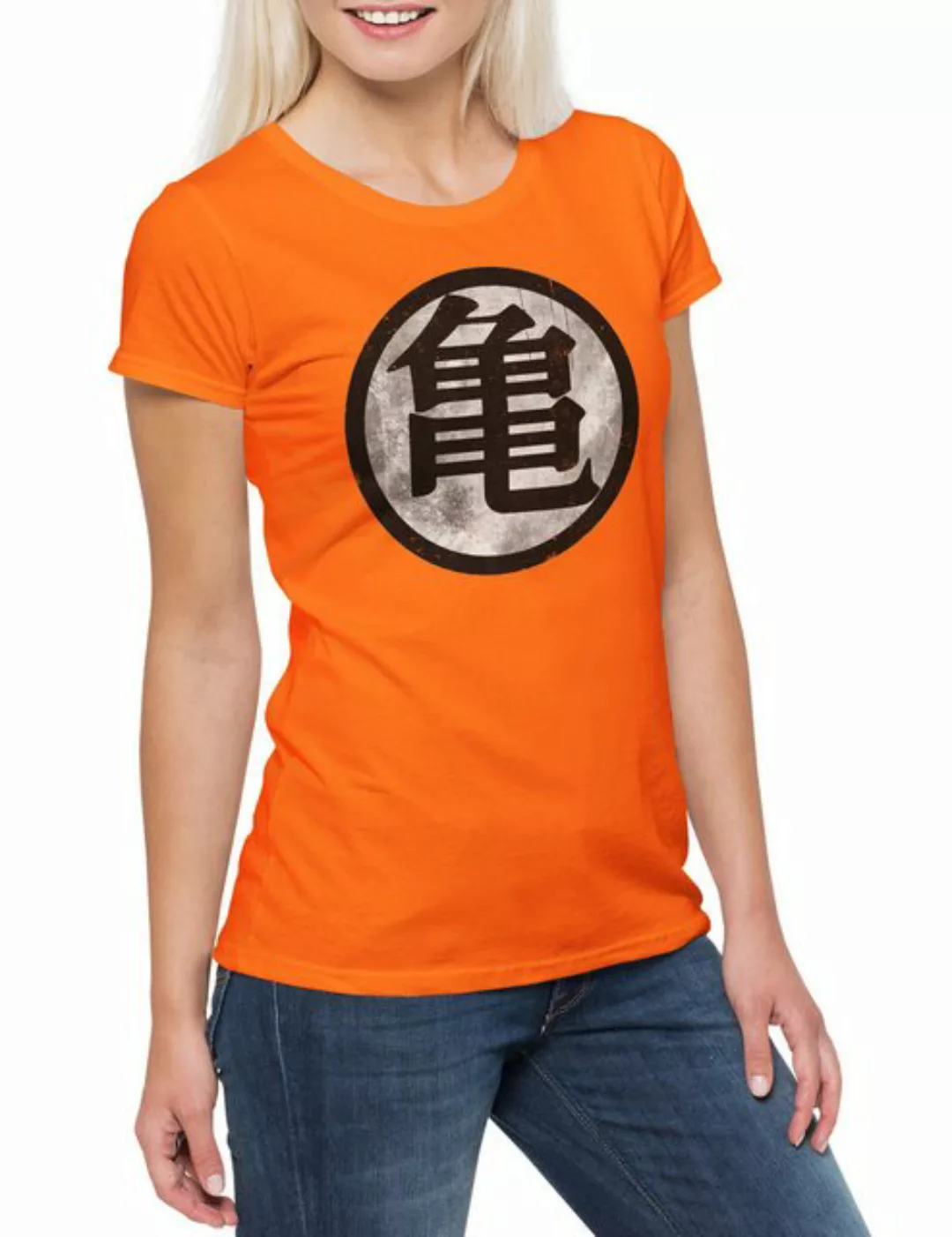 Urban Backwoods Print-Shirt Master Goku Damen T-Shirt Dragonball Son Anime günstig online kaufen