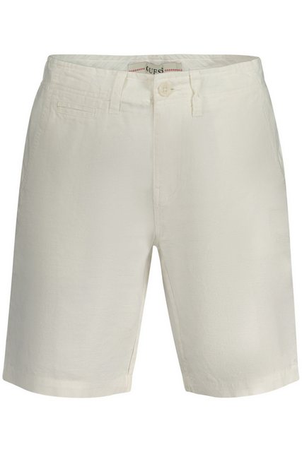 GUESS JEANS 5-Pocket-Hose Weiße Herren Bermuda Shorts – 5 Taschen, Knopf & günstig online kaufen