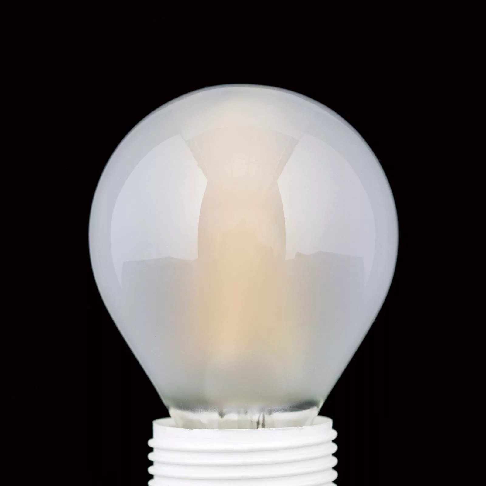 LED-Leuchtmittel, E27 G45, matt, 6W, 827, 720 lm, dimmbar günstig online kaufen