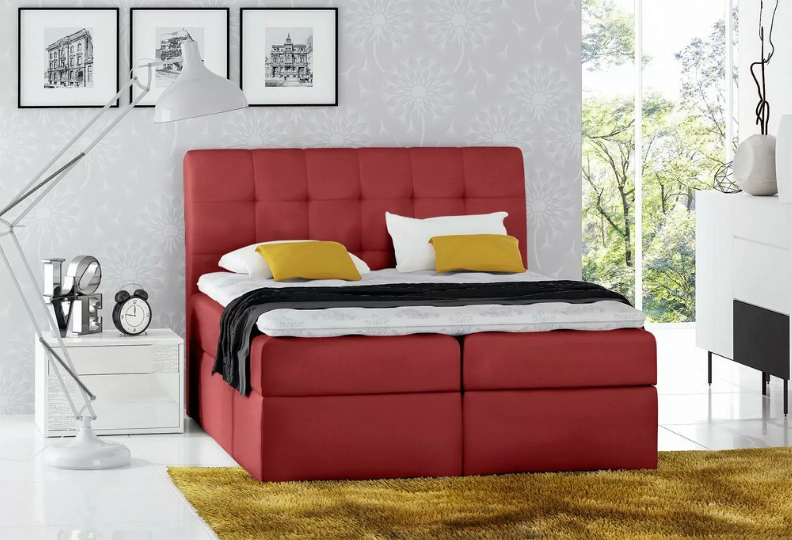 Stylefy Boxspringbett Bagira (Schlafzimmerbett, Bett), Steppung günstig online kaufen