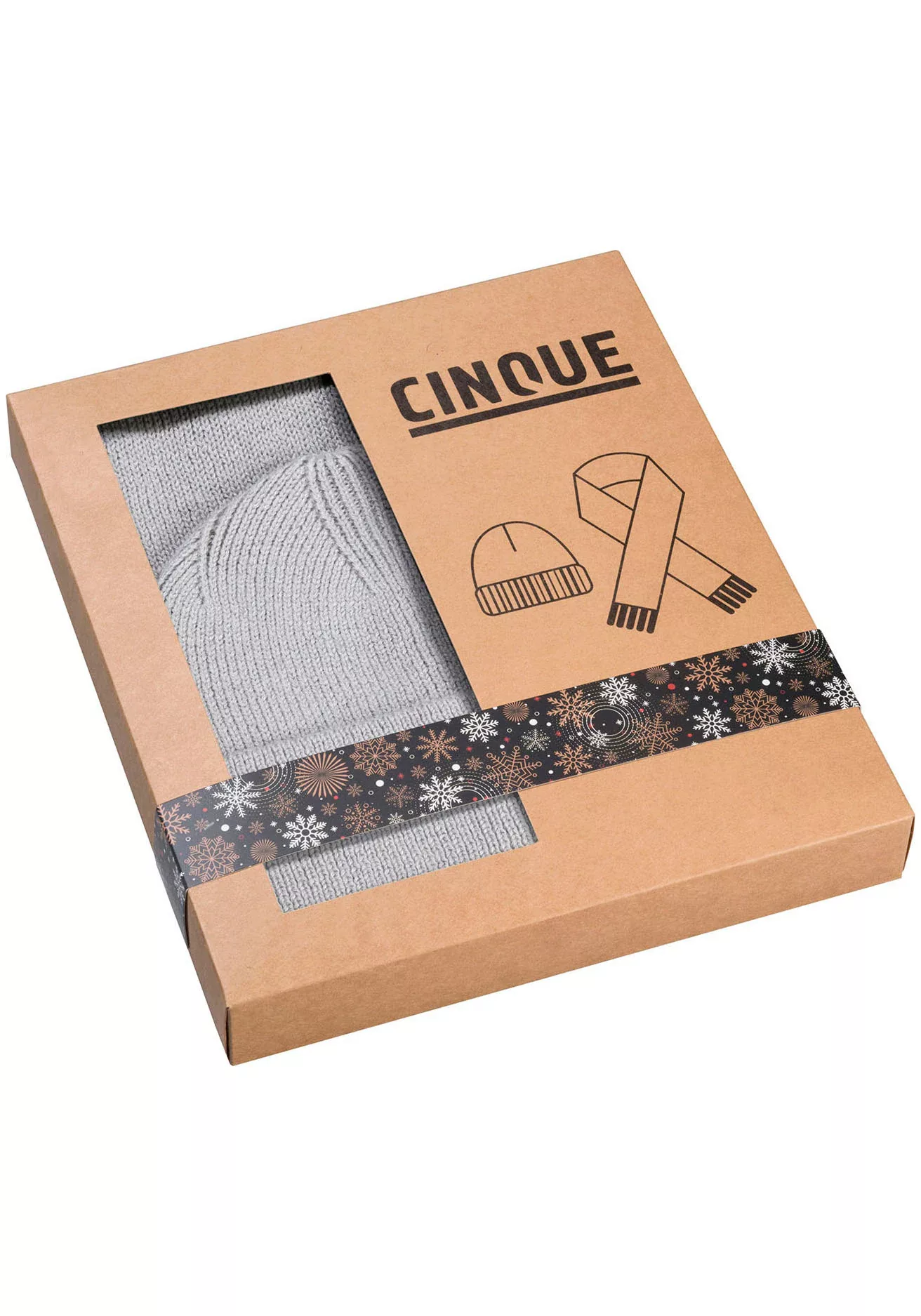 Cinque Strickschal, Mütze & Schal in Geschenkbox, Weihnachtsgeschenk günstig online kaufen