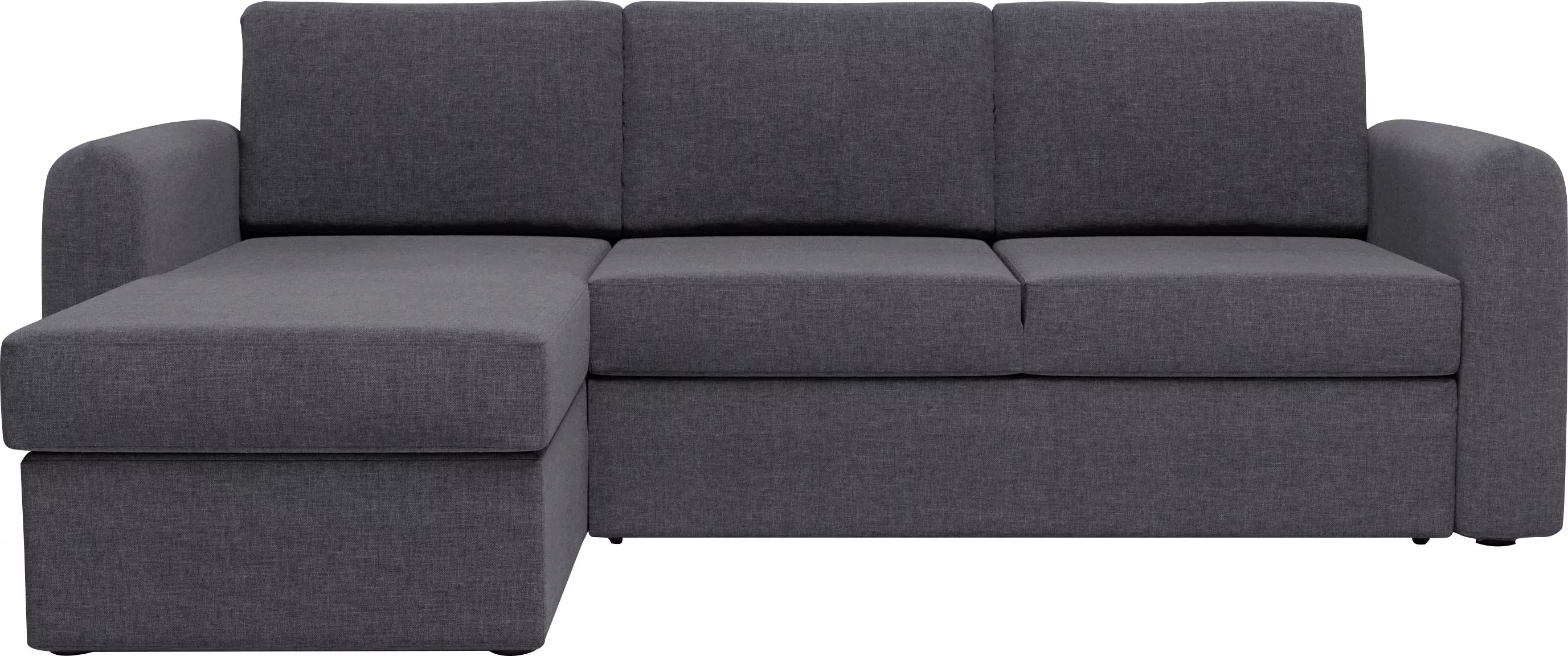 Home affaire Ecksofa »Delaware, Breite 223 cm, Webstoff fein, mit Stauraum« günstig online kaufen